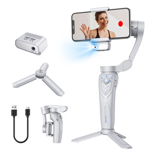 Jeswo Estabilizador Celular Gimbal 3 Ejes Control Ai Gestos Jeswo Estabilizador Celular Gimbal 3 Ejes Control Ai Gestos