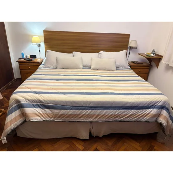 Sommier King Size 2x2 Colchón Ultraortopédico Poliflex