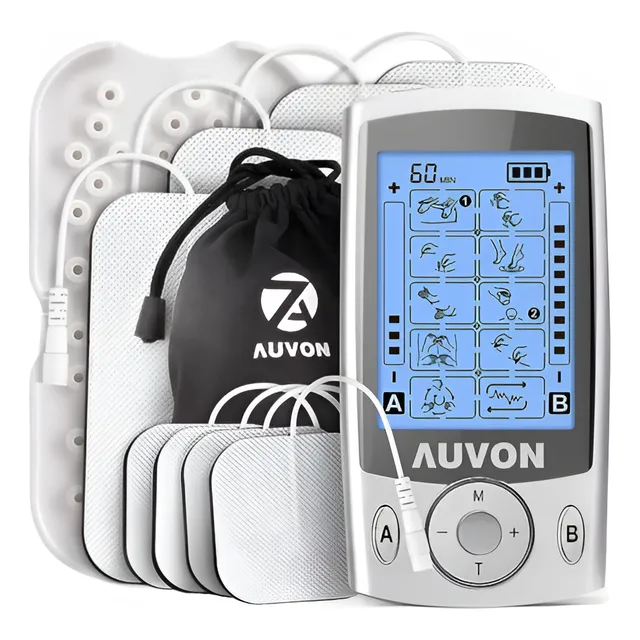 Electroestimulador Muscular Tens Doble Canal Auvon Haytodo U