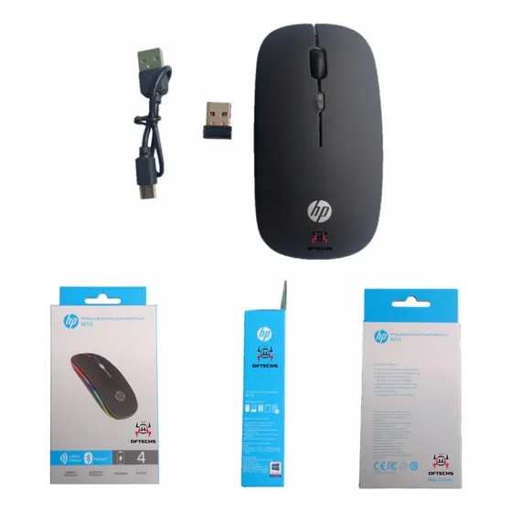 Mouse Hp Rgb Inalambrico - Bluetooth Recargable Tipo C