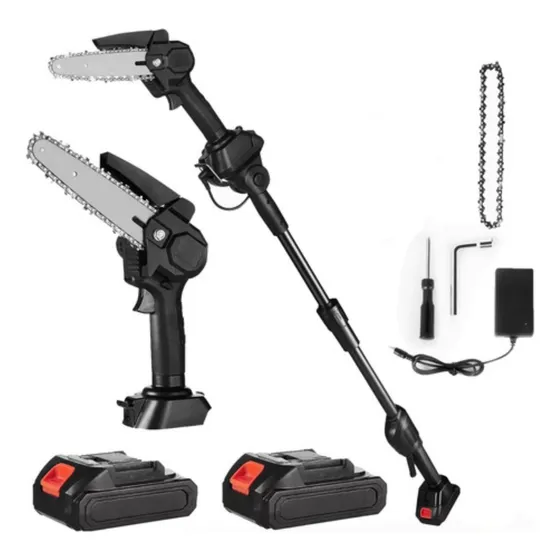 Motosierra Portátil Mini Recargable Con 2 Baterías