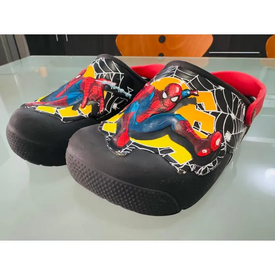 Crocs Cholas Spiderman Niño Originales