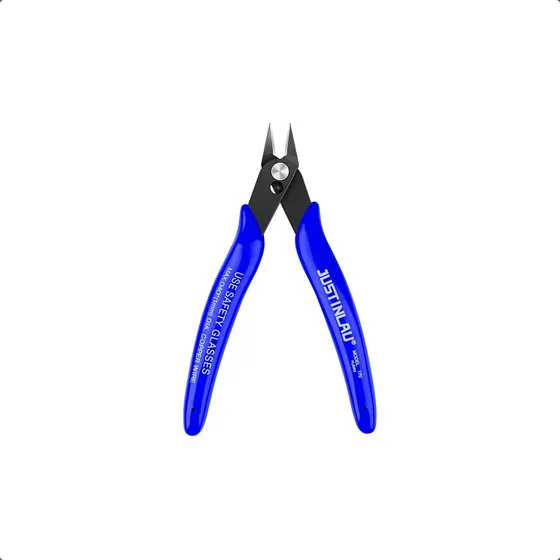 Alicate Corte Lateral Para Filamento Impresiones 3d Y Cables Color Azul
