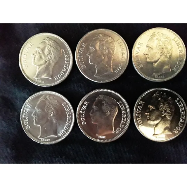 Monedas De Cinco Bolívares Niquel