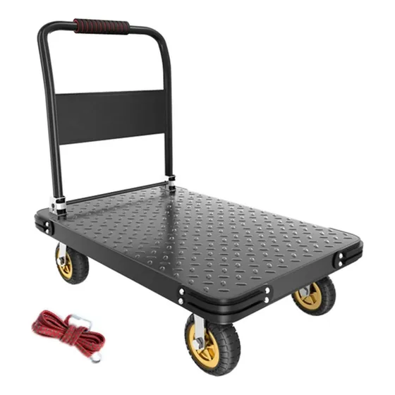 Carro De Carga Plegable Con Ruedas Para Mudanzas Y Almacén
