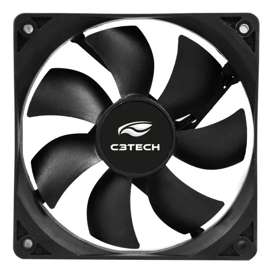 Cooler Fan para Gabinete, C3tech F7-100bk Storm 120mm - Preto