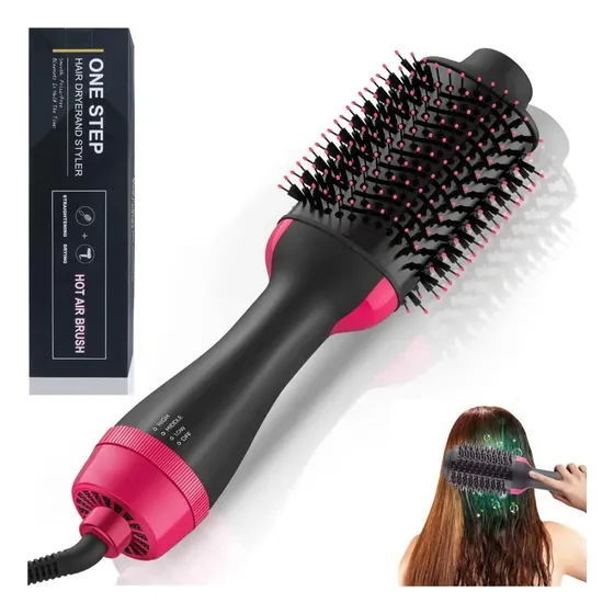 Cepillo Alisador Secador 360º Pelo Modelador Brushing Ionico Alta Calidad Everest | Cuotas sin interés