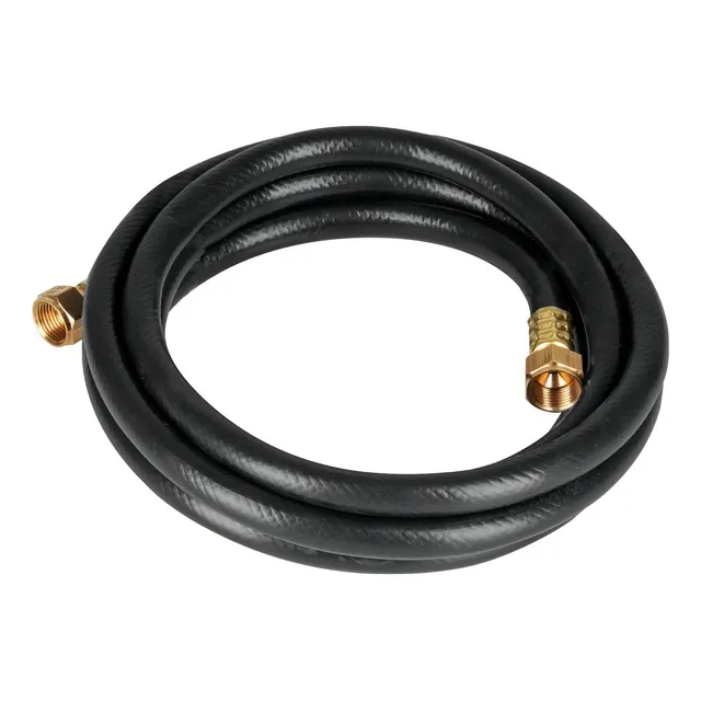 Manguera Flexible Para Gas Pvc 3/8'' 250 Psi 3m Foset 40077 Color Negro
