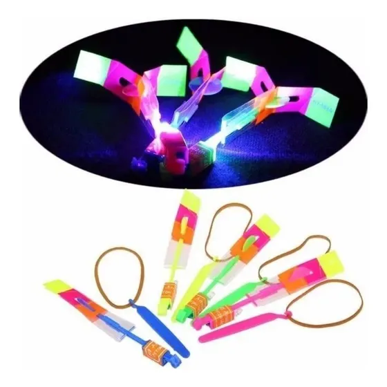 Pack 10 Voladores Con Luz Sorpresa Cumpleaños Y Fiestas