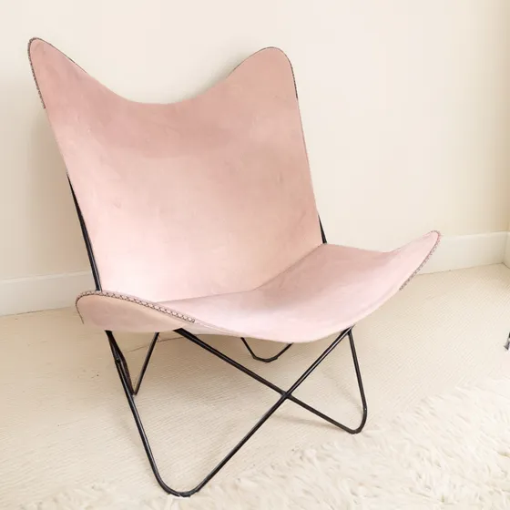 Forro De Cuero Natural Para Armazón De Sillón Bkf