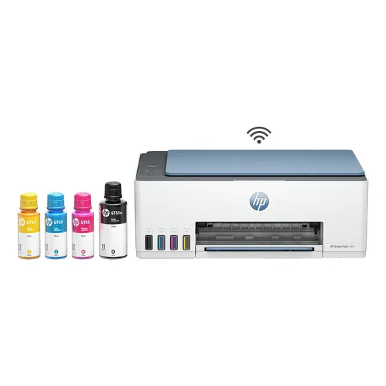 Impresora Multifuncional HP Smart Tank 585 Blanco WiFi