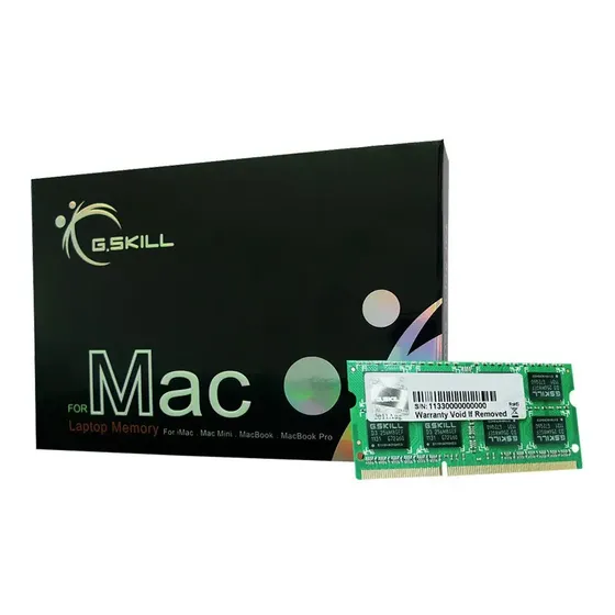 Memoria RAM G.Skill DDR3 SDRAM 4GB 1600MHz SO-DIMM para MacBook