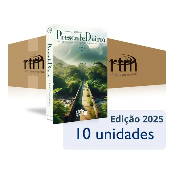 Kit Livro Presente Diário Devocionário Cx Com 10