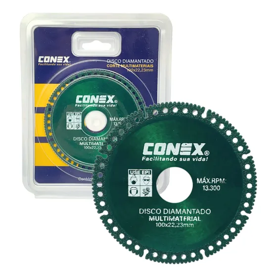Disco De Corte Diamantado Multimateriais 100 Mm 22,23 Mm