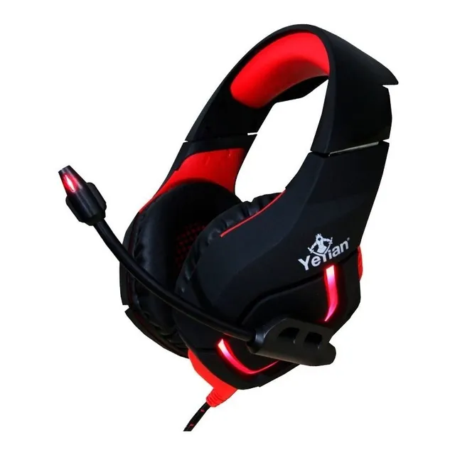 Diadema Gamer Yeyian Ydw-33402 Wicked S3000 Gamer Negro/rojo