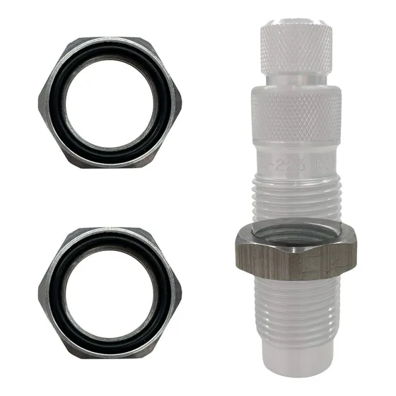 Kit 2x Porca Die Matriz Recarga Lee Rcbs Lyman Hornady 90534
