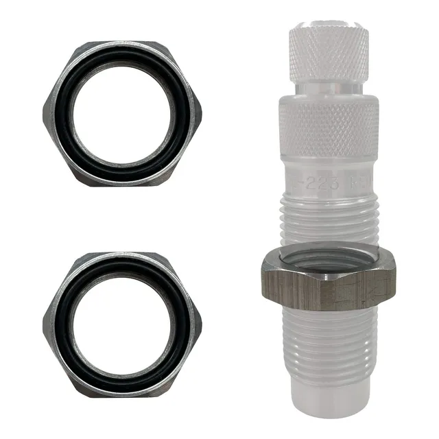 Kit 2x Porca Die Matriz Recarga Lee Rcbs Lyman Hornady 90534