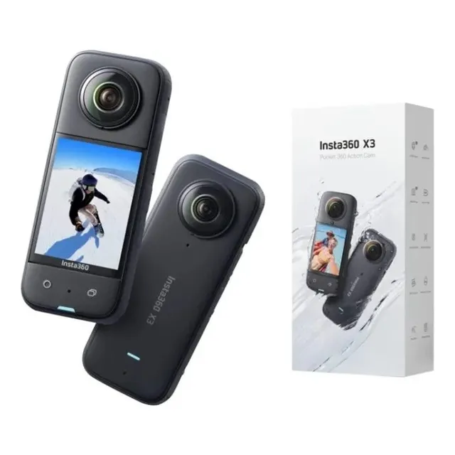 Cámara Insta360 One X3 Color Negro