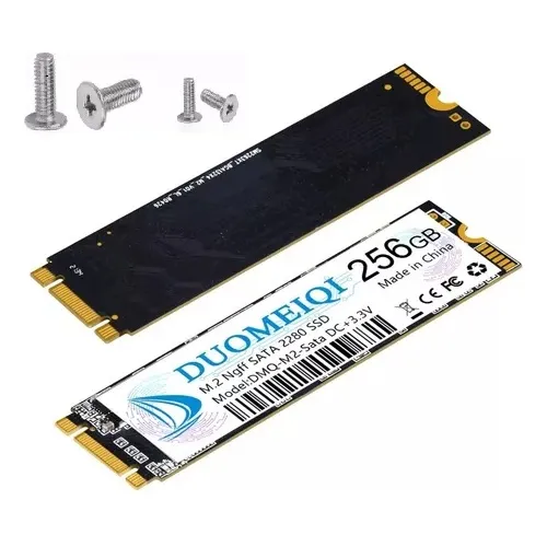 Disco Sólido Ssd Interno Duomeiqi Ngff-256g M.2 SATA 2280 SSD 256gb Blanco