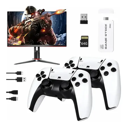 Regalo Juegos Retro Inalámbrico 4k Hdmi 20000+ 64gb - Clásic