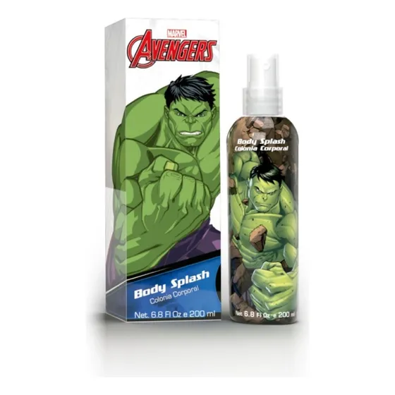 Perfume Body Splash Disney Hulk 200 Ml Universo Binario
