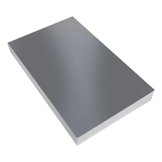 Lamina De Pvc Pet Gris Alto Brillo Doble Cara 18 Mm