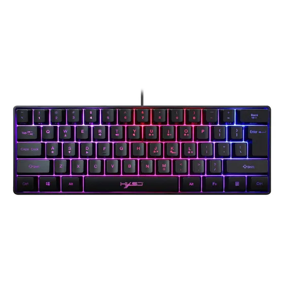 Hxsj V700 Wired Gaming Keyboard Rgb Streamer Teclado Com Fio