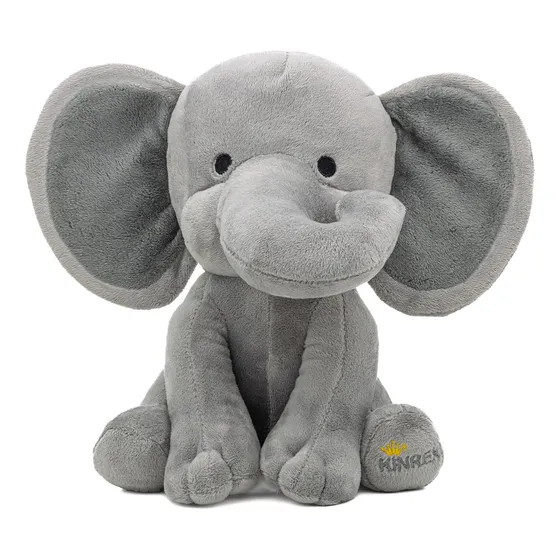 Juguete De Peluche De Elefante Gris Para Bebés, 23 Cm De Alt