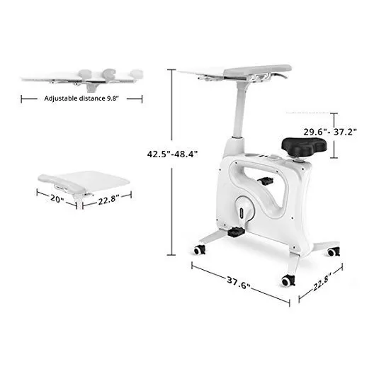 Bicicleta Ejercicio Pie Para Oficina Casa Flexispot Altura