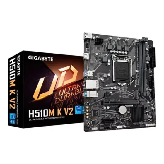 Tarjeta Madre Gigabyte H510m K V2 1200 Ddr4 Sata M.2 Usb Dr