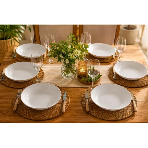 Bandeja Giratória Decore Casa Redonda 50cm MDF Para Mesa Cozinha