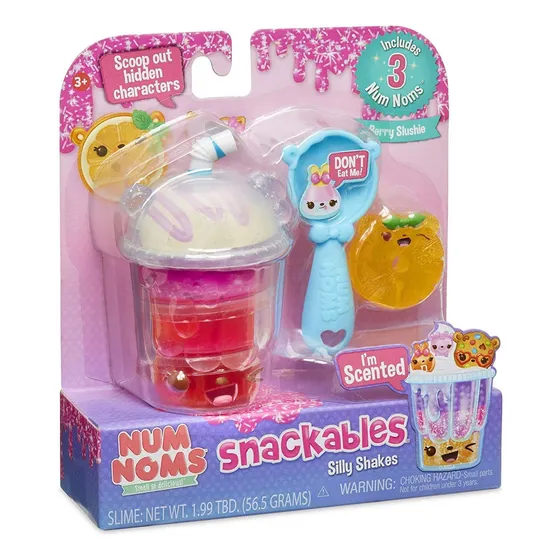 Num Noms Snackables Silly Shakes - Slushi De Bayas, Multicol
