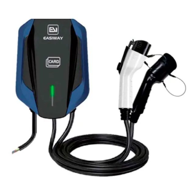 Cargador De Pared Para Vehículo Eléctrico Tipo 1y2 Ev-omb281