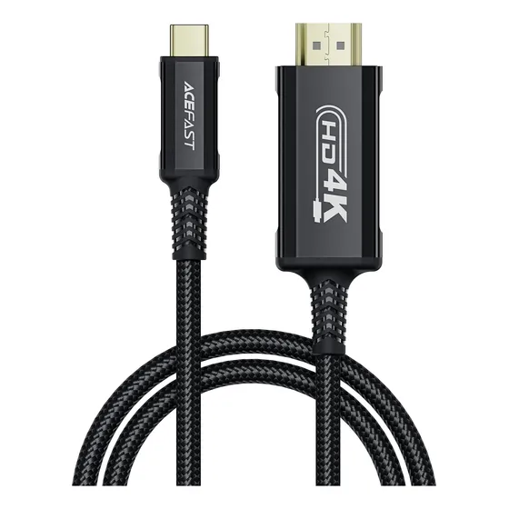 Cable Acefast C1-10 Usb-c A Hdmi 4k Hdr Aluminio Envío Mx