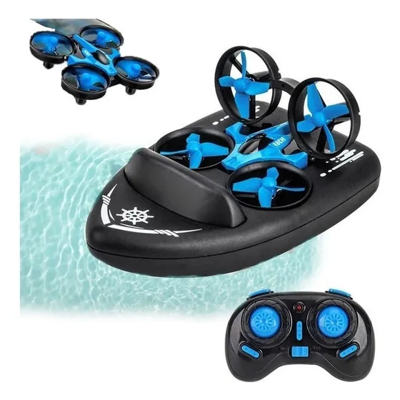 Brinquedos De Avião Rc Hovercraft Land, Land And Air 3 Em 1,