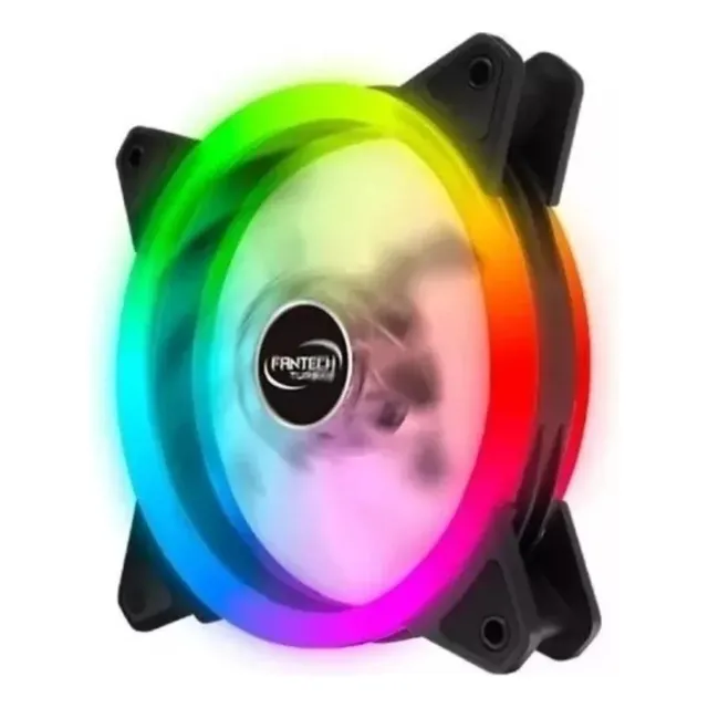 Fan Cooler Luces Rgb 12cm Single Strip Para Pc Gamer