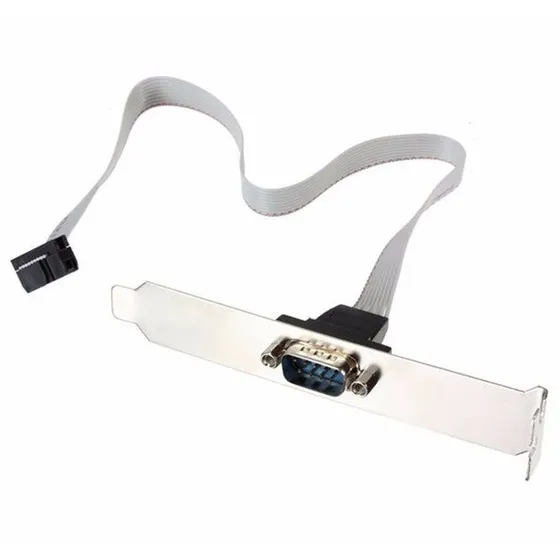 Bracket Puerto Serie Serial Com Db9 Rs-232 Placa Slot Pci