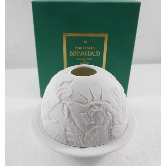 Bernardaud Limoge Francia Vela Porcelana Votiva Nueva