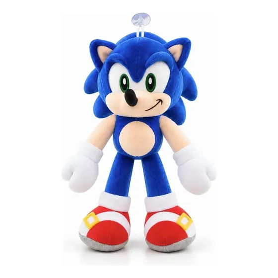 Pelúcia Sonic Azul Ventosa Personagem Decorativo Presente