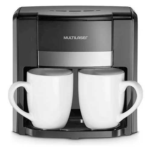 Cafetera Eléctrica 2 Tazas Multilaser Be010 Negro