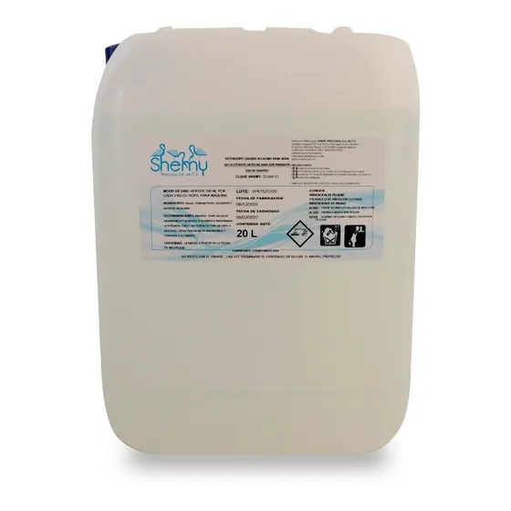 Detergente Concentrado Líquido Alcalino Ropa 20 L Shemy