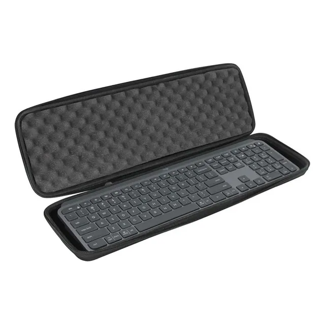 Cys Funda Rigida Negra Con Cierre Para Logitech Mx Keys