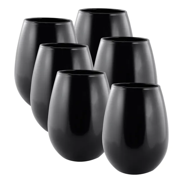 Set X 6 Vasos Vidrio Copón Gourmet 450 Ml Rigolleau 