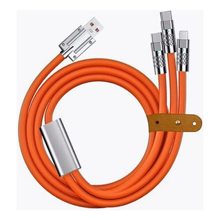 Teléfono Cable Usb A Tipo-c Carga 3 En 1 Carga Rápida 120w Teléfono Cable Usb A Tipo-c Carga 3 En 1 Carga Rápida 120w