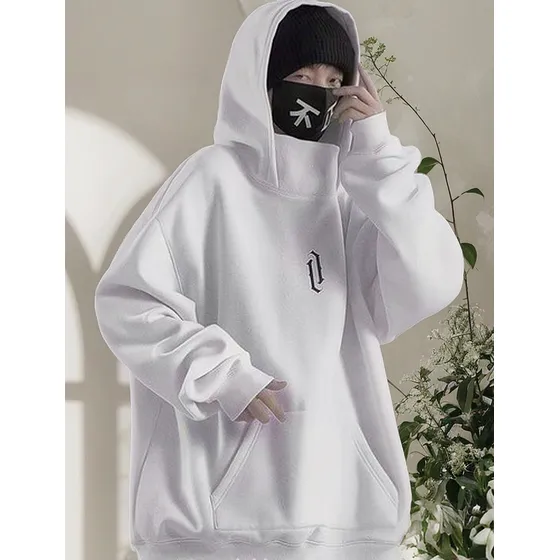 2024/b Emo Alt Techwear - Moletom Com Capuz De Gola Alta