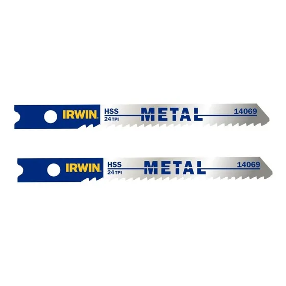 Set X2 Sierra Metal De Caladora 24 Dientes Encastre U Irwin