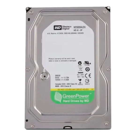 Hd Western Digital Green Power 500 GB WD5000audx para gris