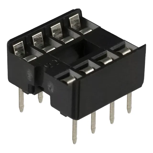 Base Zocalo Para Circuito Integrado 8 Pines Pack 30 Piezas 