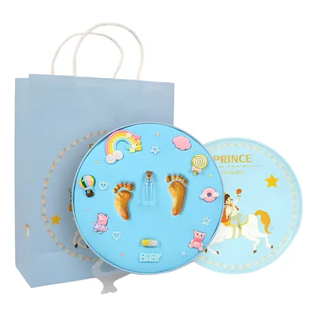 Kit + Accesorios Para Estampar Huella De Bebé Mano Pie