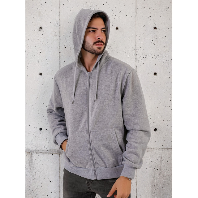 Moletom Blusa Com Capuz Casaco Casual Flanelado Frio Inverno